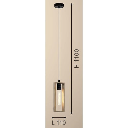 Eglo Littleton Pendul 1x60W, maro