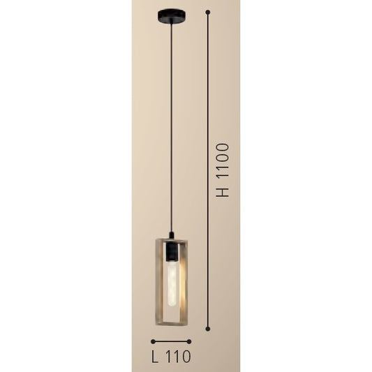 Eglo Littleton Pendul 1x60W, maro