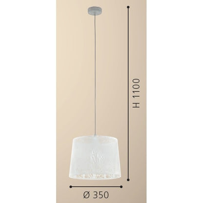 Eglo Hambleton Pendul 1x60W, alb