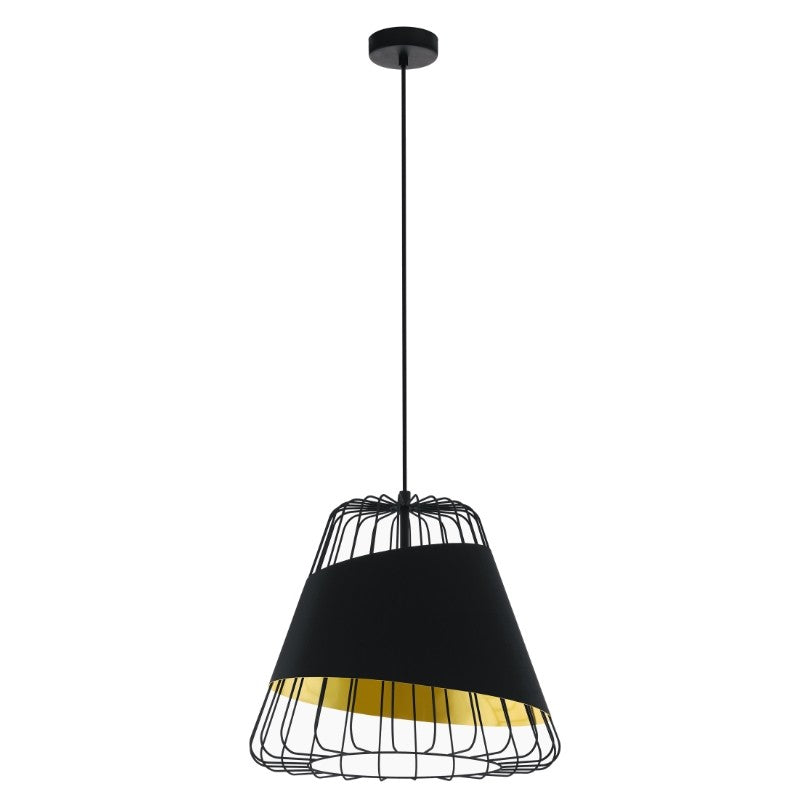 Eglo Austell Pendul 1x60W, Ø43 cm, negru