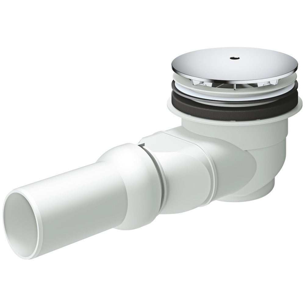 Grohe Sifon universal cadita de dus, evacuare orizontala, crom