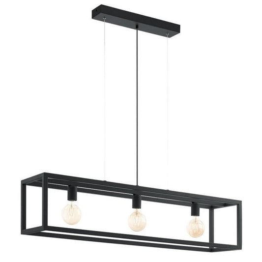 Eglo Elswick Lustra 3x60W, negru
