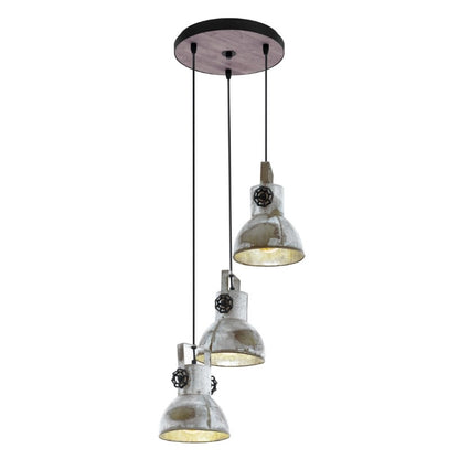 Eglo Barnstaple Pendul 3x40W, gri
