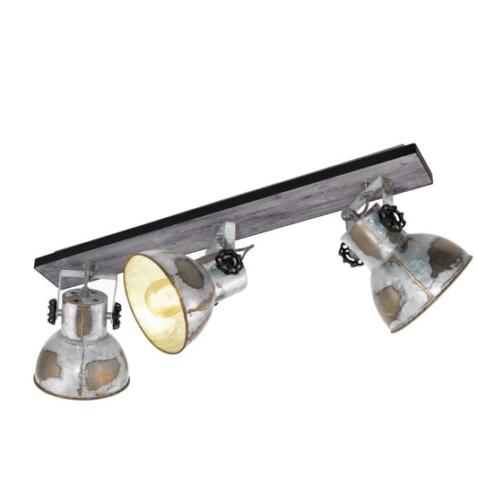 Eglo Barnstaple Plafoniera cu spoturi 3x40W, gri/maro