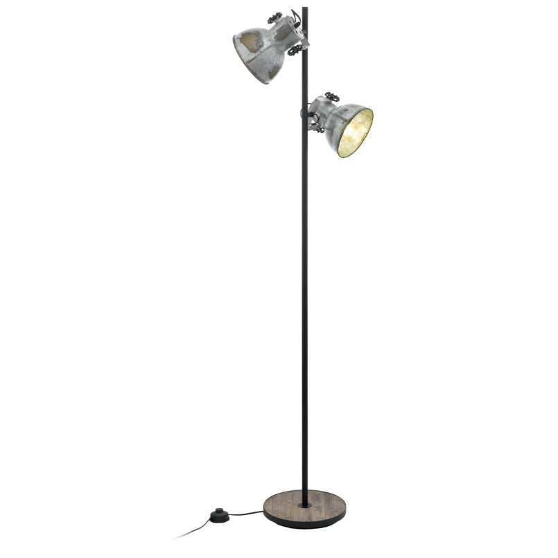 Eglo Barnstaple Lampadar 2x40W, gri/maro