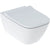 Set Vas WC suspendat cu capac Geberit Smyle Square Rimfree 36x54 cm evacuare orizontala