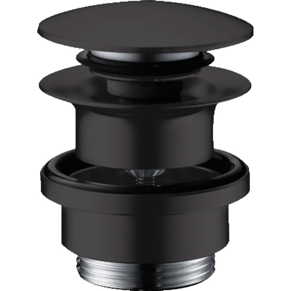 Hansgrohe Ventil click-clack pentru lavoare cu preaplin, negru mat