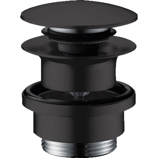Hansgrohe Ventil click-clack pentru lavoare cu preaplin, negru mat