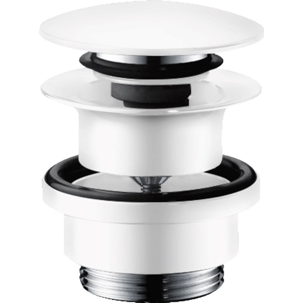 Hansgrohe Ventil click-clack pentru lavoare cu preaplin, alb mat