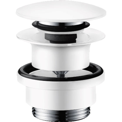 Hansgrohe Ventil click-clack pentru lavoare cu preaplin, alb mat