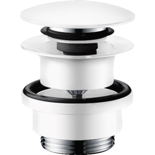 Hansgrohe Ventil click-clack pentru lavoare cu preaplin, alb mat