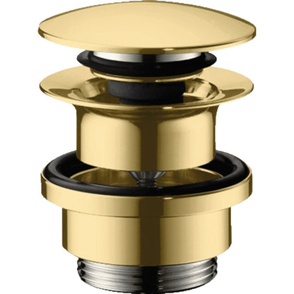 Hansgrohe Ventil click-clack pentru lavoare cu preaplin, auriu