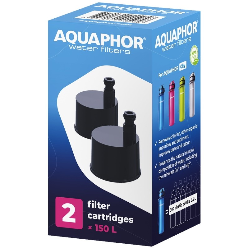 Aquaphor Set cartuse sticla filtranta (2 buc - capacitate 2x150 litri)