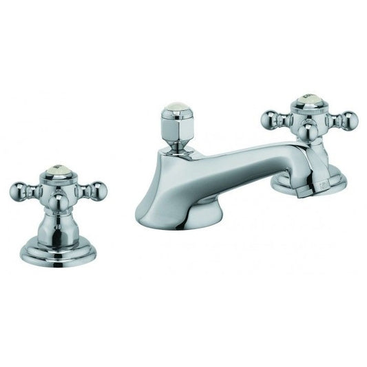 Baterie lavoar Kludi Adlon, dubla comanda, cu ventil pop-up, pipa 14 cm