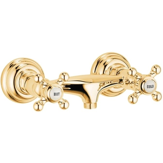 Kludi Adlon Baterie dus dubla comanda placata cu aur