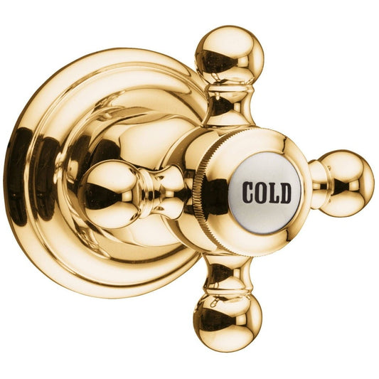 Kludi Adlon Robinet incastrat pentru apa rece, placat cu aur