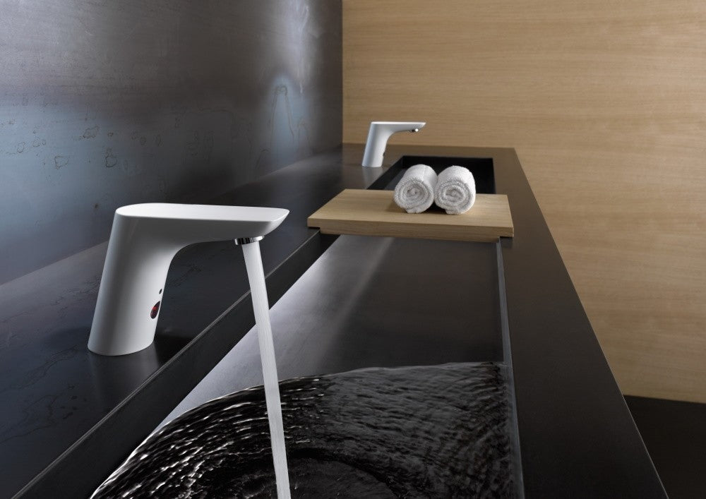 Kludi Balance White Baterie lavoar electronica, alimentare baterie