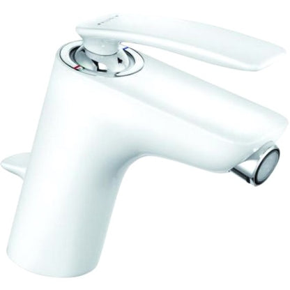 Kludi Balance White Baterie bideu monocomanda cu ventil pop-up, alb