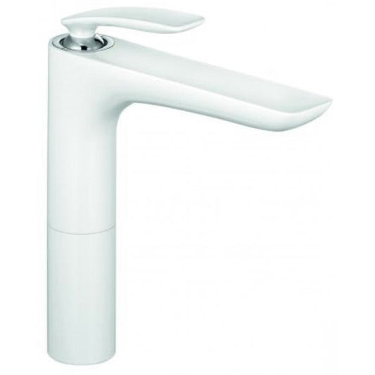 Baterie lavoar pe blat alba Kludi Balance White, H27 cm