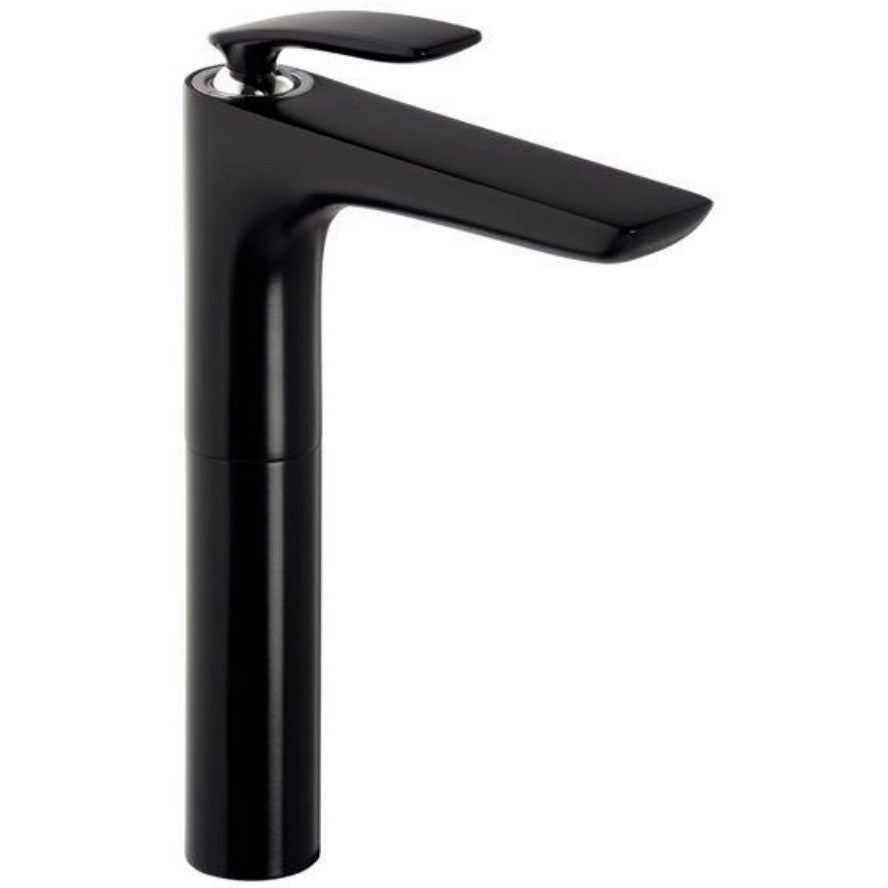 Baterie lavoar pe blat neagra mat Kludi Balance, H34 cm