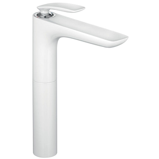 Baterie chiuveta baie inalta alba Kludi Balance White, H34 cm