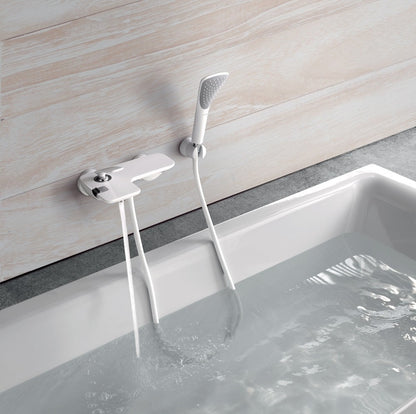 Kludi Balance White Baterie cada dus monocomanda, alb