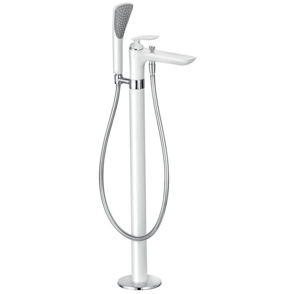 Kludi Balance White Baterie cada freestanding, alb