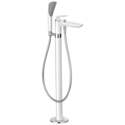 Kludi Balance White Baterie cada freestanding, alb