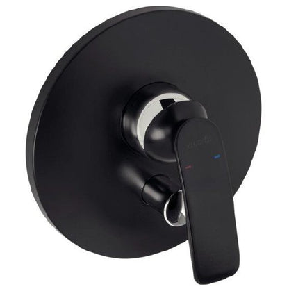 Kludi Balance Baterie cada dus incastrata, negru mat
