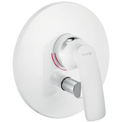 Kludi Balance White Baterie cada dus incastrata, alb