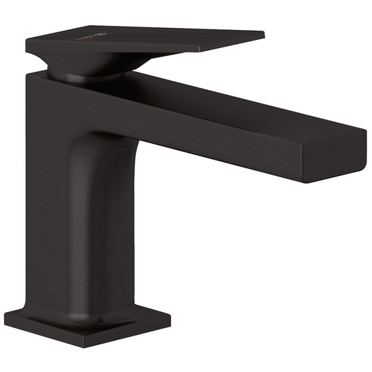 Baterie lavoar Kludi Decus cu ventil click-clack, H13 cm, antracit periat (gunmetal PVD)