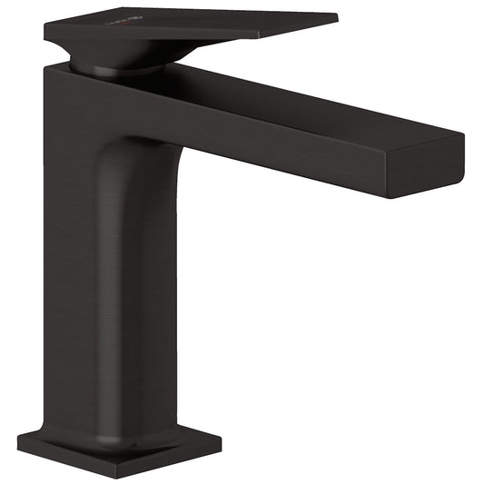Baterie lavoar Kludi Decus cu ventil click-clack, H16 cm, antracit periat (gunmetal PVD)