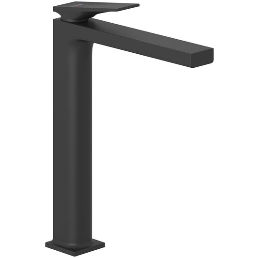 Baterie lavoar Kludi Decus fara ventil, H29 cm, negru mat