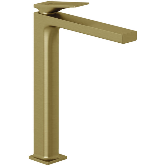 Baterie lavoar Kludi Decus fara ventil, H29 cm, auriu periat (brushed gold PVD)