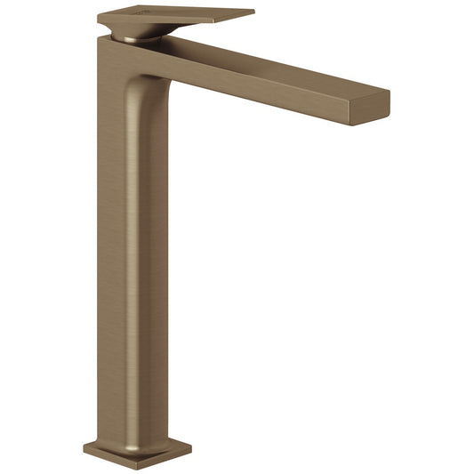 Baterie lavoar Kludi Decus fara ventil, H29 cm, bronz periat (brushed bronze PVD)