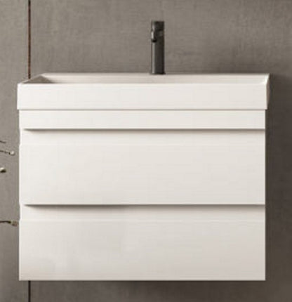 Set mobilier baie (masca cu 2 sertare si lavoar) Kolpa San Naomi 60x45xH44 cm, alb
