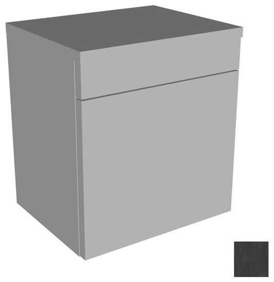 Dulap baie suspendat 40x33xH45 cm Kolpa San Naomi, gri (dark concrete)