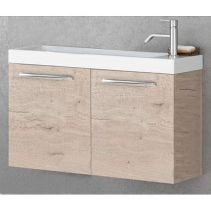 Set mobilier baie (masca si lavoar) Kolpa San Kiki 61x30xH51 cm, bej (craftwood)