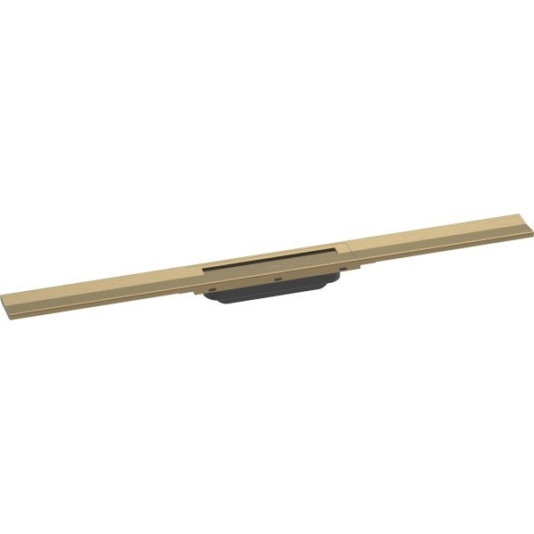 Grila ornament rigola dus Hansgrohe RainDrain Flex 80 cm, bronz mat (brushed bronze)