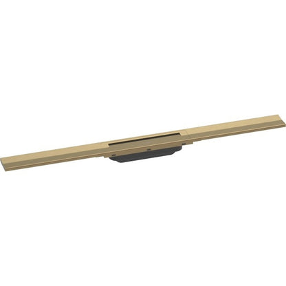 Grila ornament rigola dus Hansgrohe RainDrain Flex 80 cm, bronz mat (brushed bronze)