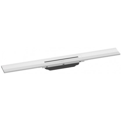 Grila ornament rigola dus Hansgrohe RainDrain Flex 80 cm, alb mat