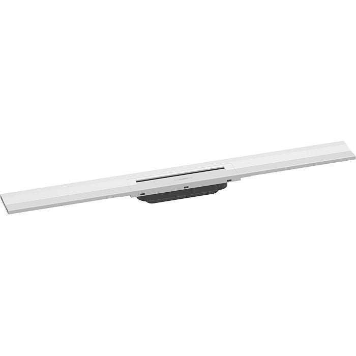 Grila ornament rigola dus Hansgrohe RainDrain Flex 80 cm, montaj la perete, alb mat