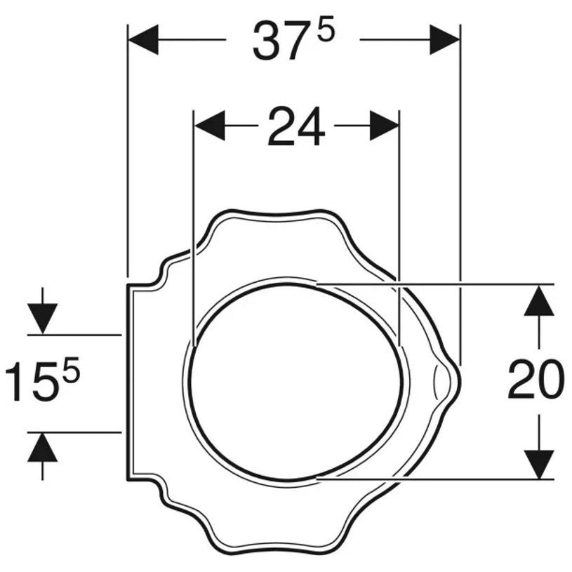 Geberit Bambini Colac WC, rosu