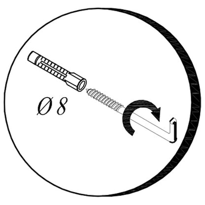 Kolpa San Oglinda cu iluminare LED si touch senzor, Ø80 cm