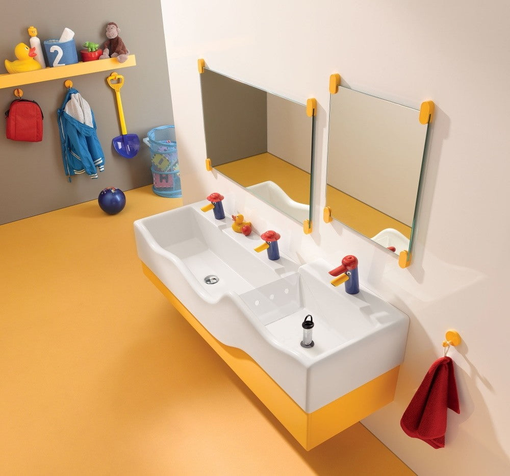 Geberit Bambini Baterie lavoar cu infrarosu, alimentare retea electrica
