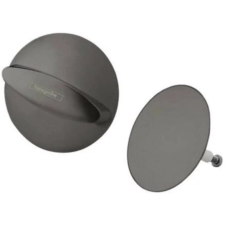 Hansgrohe Flexaplus Set final pentru sifon cada cu alimentare prin preaplin, negru cromat