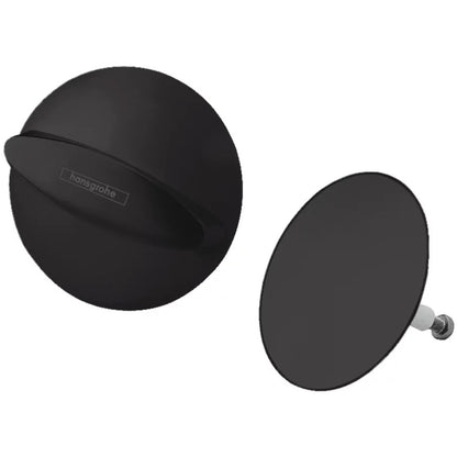 Hansgrohe Flexaplus Set final pentru sifon cada cu alimentare prin preaplin, negru mat