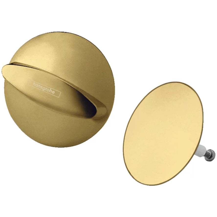 Hansgrohe Flexaplus Set final pentru sifon cada cu alimentare prin preaplin, auriu periat