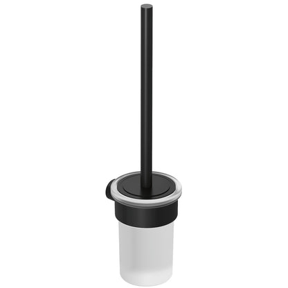 Kludi Vela R Perie WC cu montaj pe perete, negru mat