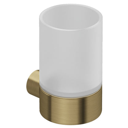 Kludi Vela R Pahar cu suport, auriu periat (brushed gold PVD)